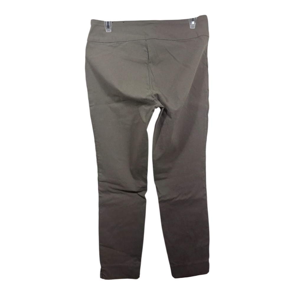 Dalia Womens Trouser Pants Size 8 Grey Slim Ankle Academia Preppy Stretch MidRis - Picture 8 of 9